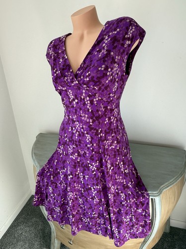 Chaps dress women purple - chaps,